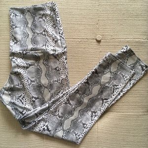 Emily Hsu High Waisted Python Capri Legging